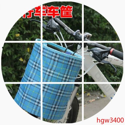 Panier pour vélo ONLINELOVE en toile - Ref 2259674