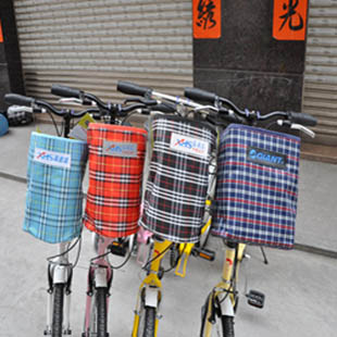 Panier pour vélo en toile - Ref 2259806