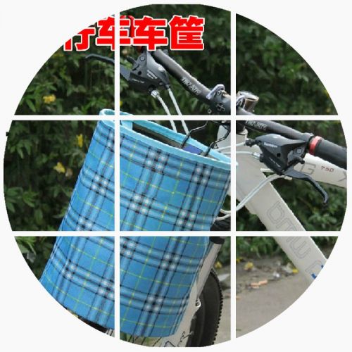 Panier pour vélo ONLINELOVE en toile - Ref 2259888