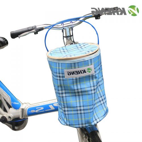 Panier pour vélo KHENG en toile - Ref 2259997