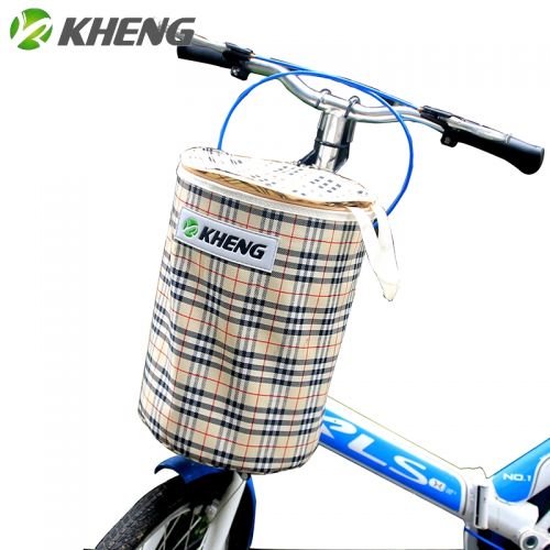 Panier pour vélo KHENG en toile - Ref 2260230