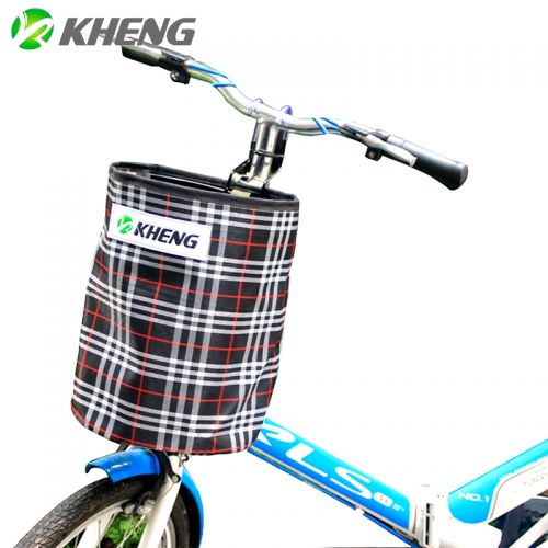 Panier pour vélo KHENG en toile - Ref 2260245