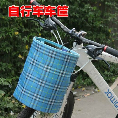 Panier pour vélo ONLINELOVE en toile - Ref 2260311