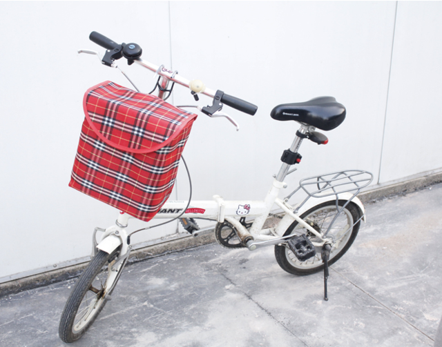 Panier pour vélo ME TOO en toile - Ref 2260351