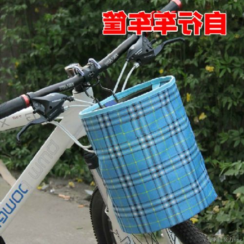 Panier pour vélo ONLINELOVE en toile - Ref 2260353