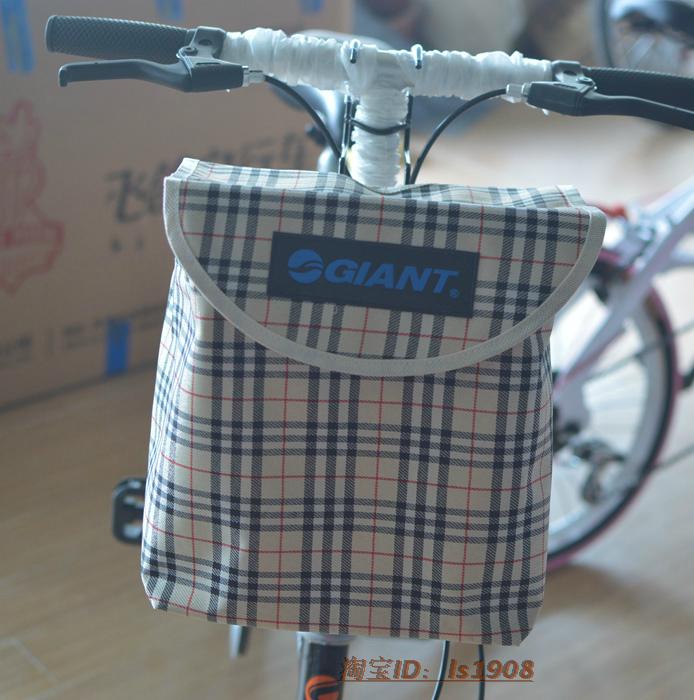 Panier pour vélo GIANT en toile - Ref 2260631