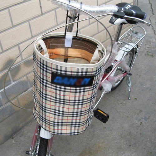 Panier pour vélo en toile - Ref 2260820