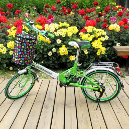Panier pour vélo MINKE en toile - Ref 2260992