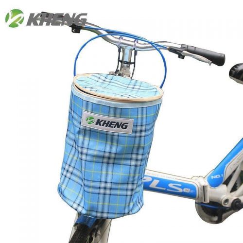 Panier pour vélo KHENG en toile - Ref 2264998