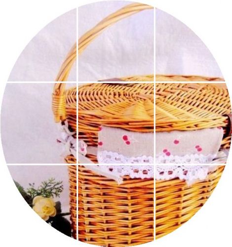 Panier pour vélo en vigne - Ref 2266156