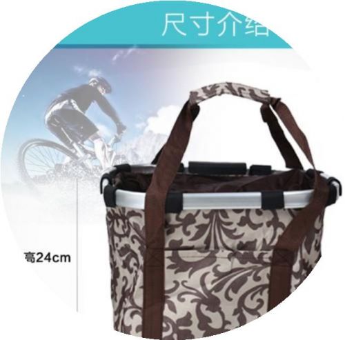 Panier pour vélo en toile - Ref 2266430