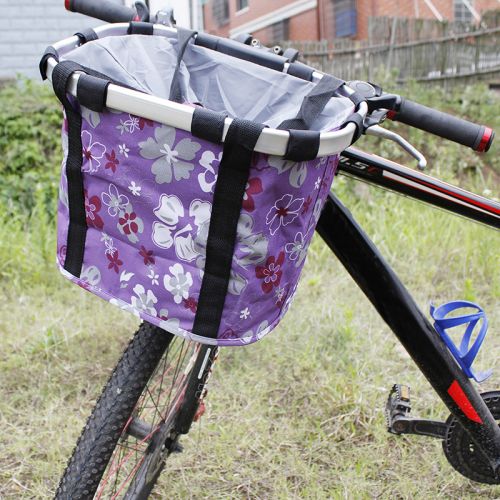 Panier pour vélo KINWIN en toile - Ref 2266534