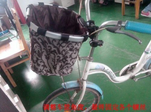 Panier pour vélo en toile - Ref 2266815