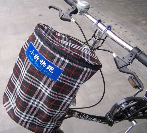 Panier pour vélo en toile - Ref 2266836