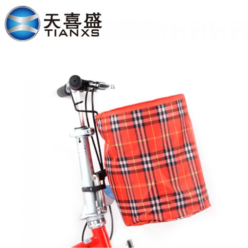Panier pour vélo TIANXS en toile - Ref 2267498
