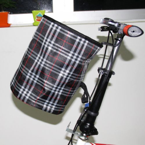 Panier pour vélo SO IN LOVE en toile - Ref 2267533