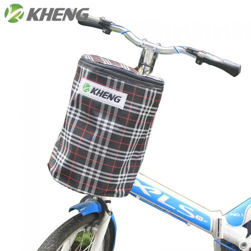 Panier pour vélo KHENG en toile - Ref 2267870