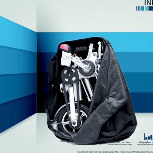 Panier pour vélo en toile - Ref 2267907