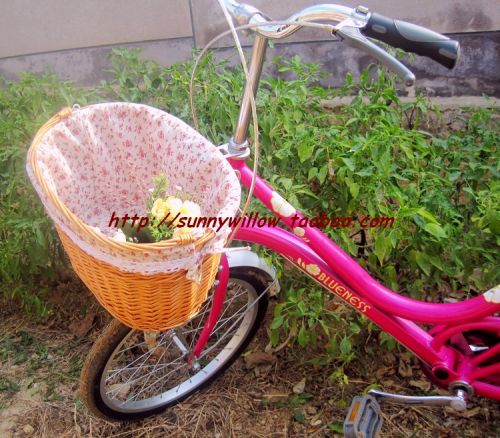Panier pour vélo SUNNY WILLOW en vigne - Ref 2268379