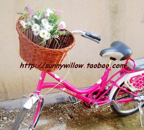 Panier pour vélo SUNNYWILLOW en vigne - Ref 2268381