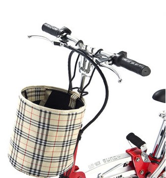 Panier pour vélo en toile - Ref 2269396