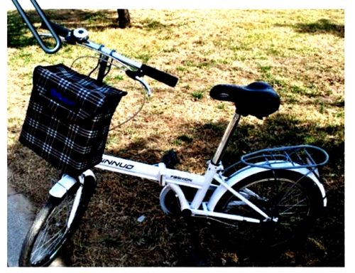 Panier pour vélo ME TOO en toile - Ref 2269517