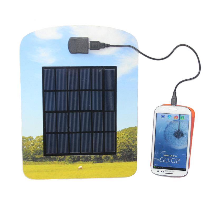 Panneau solaire - 5 V batterie 2000 mAh Ref 3396164