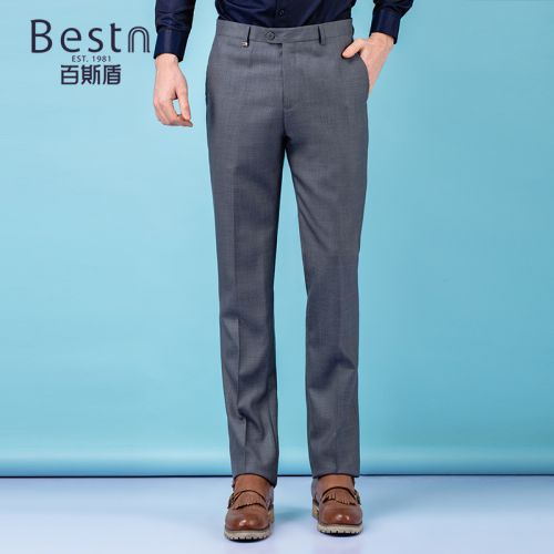 Pantalon droit BESTN de fibres viscose polyester, rayonne pour automne - Ref 1465753