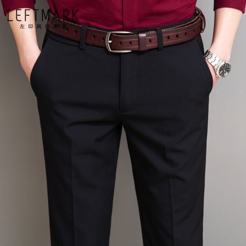 Pantalon droit pour jeunesse LEFTMARK en polyester printemps - Ref 1465767