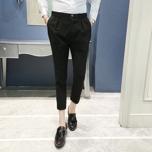 Pantalon Slim-type pour adolescent MRCXD Fibre de polyester fibres viscose rayonne automne - Ref 1465850
