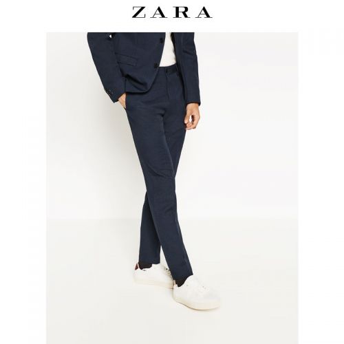 Pantalon droit pour jeunesse ZARA Polyester automne - Ref 1465864