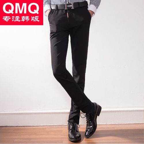 Pantalon droit pour adolescent en polyester automne - Ref 1465916