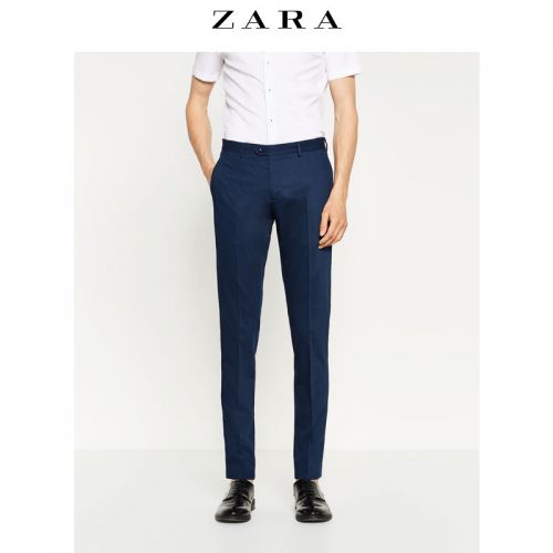Pantalon Slim-type pour jeunesse ZARA fibres de viscose rayonne polyester polyuréthane élastique fibre spandex automne - Ref 1465918