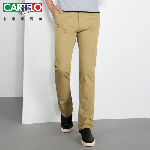 Pantalon droit CARTELO en coton pour été - Ref 1465972