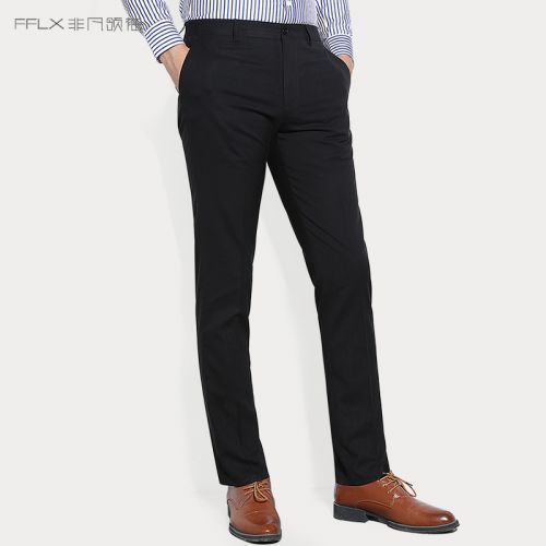 Pantalon droit pour jeunesse Fibre de polyester fibres viscose rayonne automne - Ref 1466255