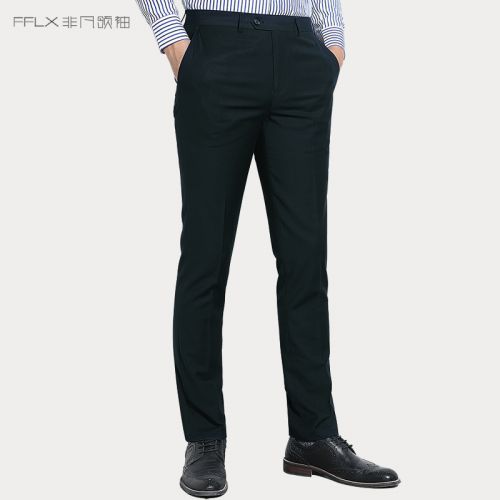 Pantalon Slim-type pour jeunesse en polyester automne - Ref 1466258