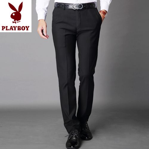 Pantalon Slim-type pour jeunesse PLAYBOY de fibres viscose polyester, rayonne 26,2 été - Ref 1466465