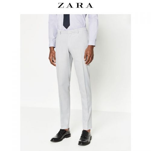 Pantalon droit pour jeunesse ZARA fibre de polyester fibres viscose rayonne polyuréthane élastique spandex été - Ref 1466476