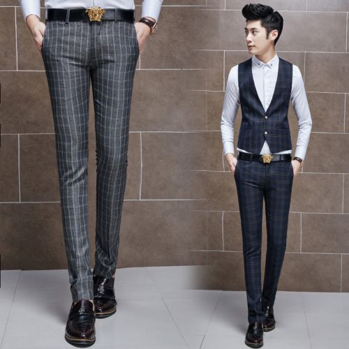 Pantalon Slim-type pour adolescent en coton - Ref 1466505
