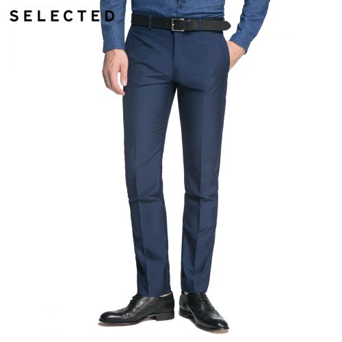 Pantalon Slim-type pour jeunesse SELECTED Fibre de polyester fibres viscose rayonne automne - Ref 1466515
