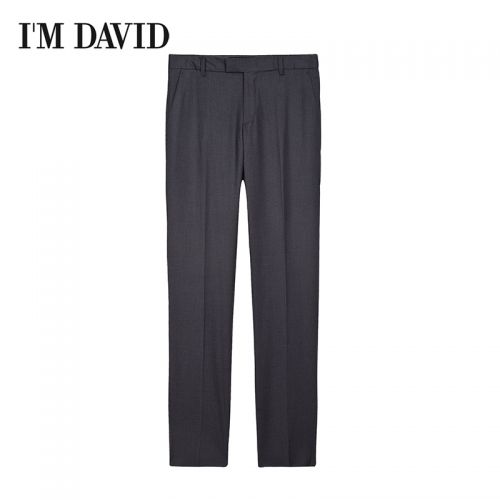 Pantalon droit pour jeunesse IM DAVID fibre de polyester fibres viscose rayonne polyuréthane élastique spandex automne - Ref 1466598
