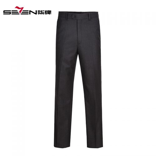 Pantalon droit SEVEN7 en laine pour automne - Ref 1466712