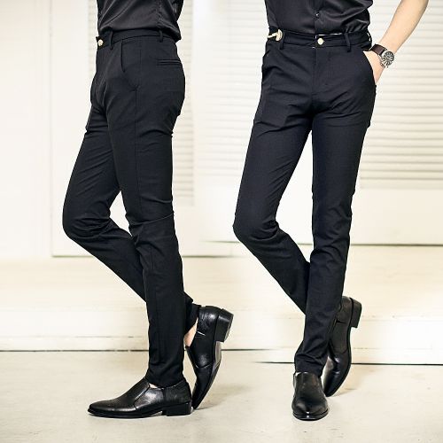 Pantalon Slim-type pour adolescent en coton - Ref 1466790