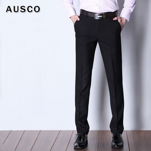 Pantalon Slim-type pour jeunesse AUSCO Fibre de polyester fibres viscose rayonne été - Ref 1466848