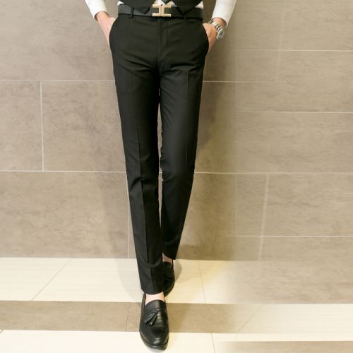 Pantalon Slim-type pour jeunesse MRCXD Fibre de polyester fibres viscose rayonne été - Ref 1466875