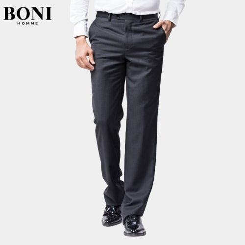 Pantalon droit BONI en laine pour automne - Ref 1466890