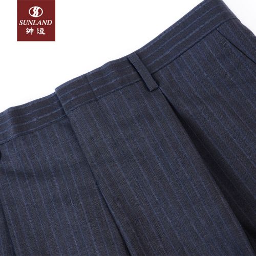 Pantalon droit SUNLAND en laine pour été - Ref 1467117