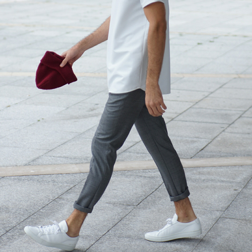 Pantalon Slim-type pour été - Ref 1467130