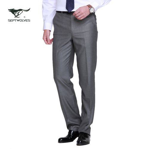 Pantalon droit SEPTWOLVES en polyester pour été - Ref 1467135