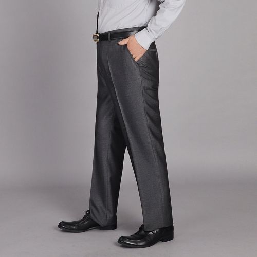 Pantalon droit pour personne âgée de fibres viscose polyester, rayonne été - Ref 1467379